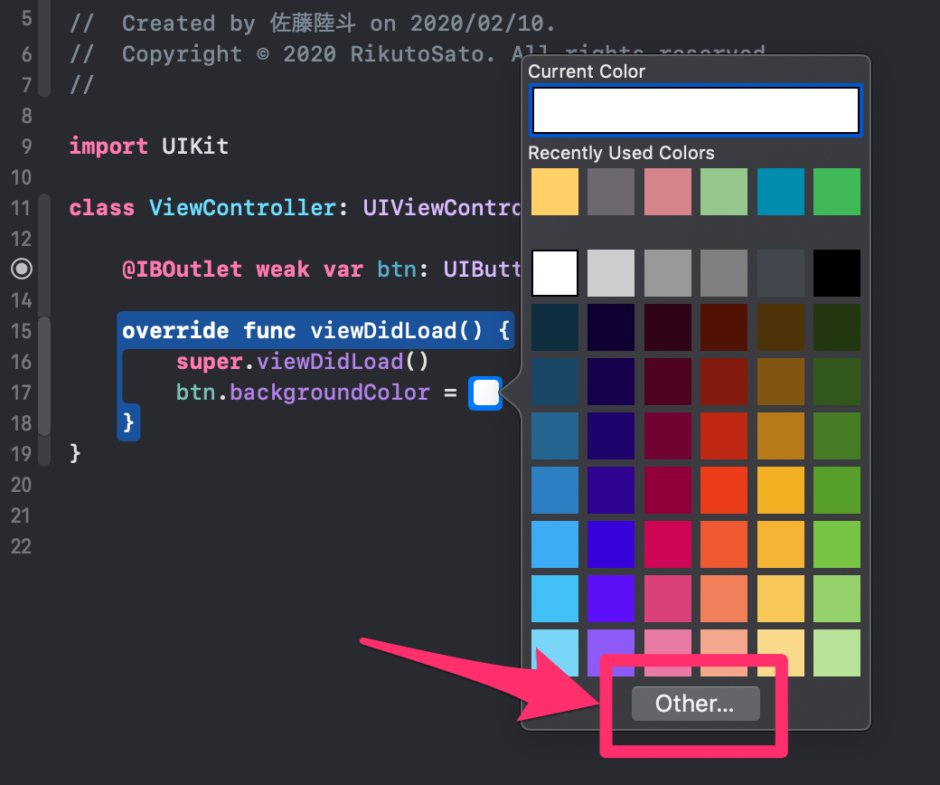 【Swift5/Xcode】【チートシート】Swiftでカラーを指定する方法をまとめてみました。 satorikublog